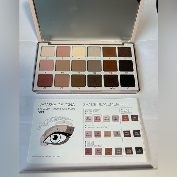 Natasha Denona Other - NWT🌷Natasha Denona Eye Sculpt Texture & Tone Eyeshadow Pallet (Soft)